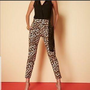 The Limited Leopard print slacks size 4